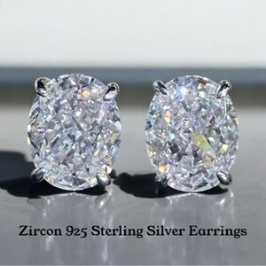 Zircon 925 Sterling Silver Earrings